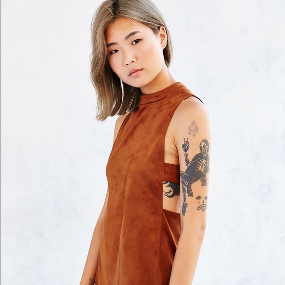 Oh My Love Faux-Suede Tank Dress - Picture 4 of 5